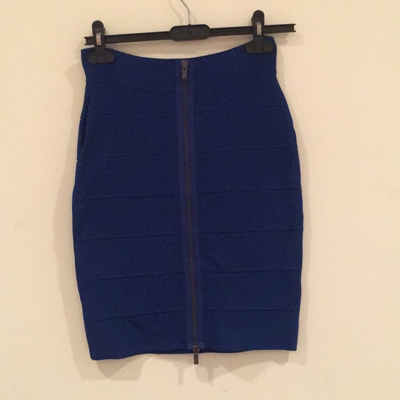BCBG Dresses & Skirts - cobalt blue bcbg bandage skirt